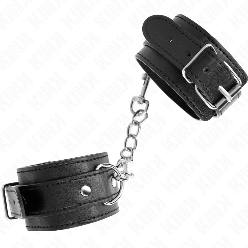 KINK - THIN WRIST RESTRAINTS BLACK ADJUSTABLE 21-33 CM