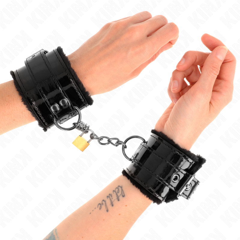 KINK - LIGHT WRIST RESTRAINTS WITH A COPPER LOCK ADJUSABLE 17-29 CM X 5.5 CM