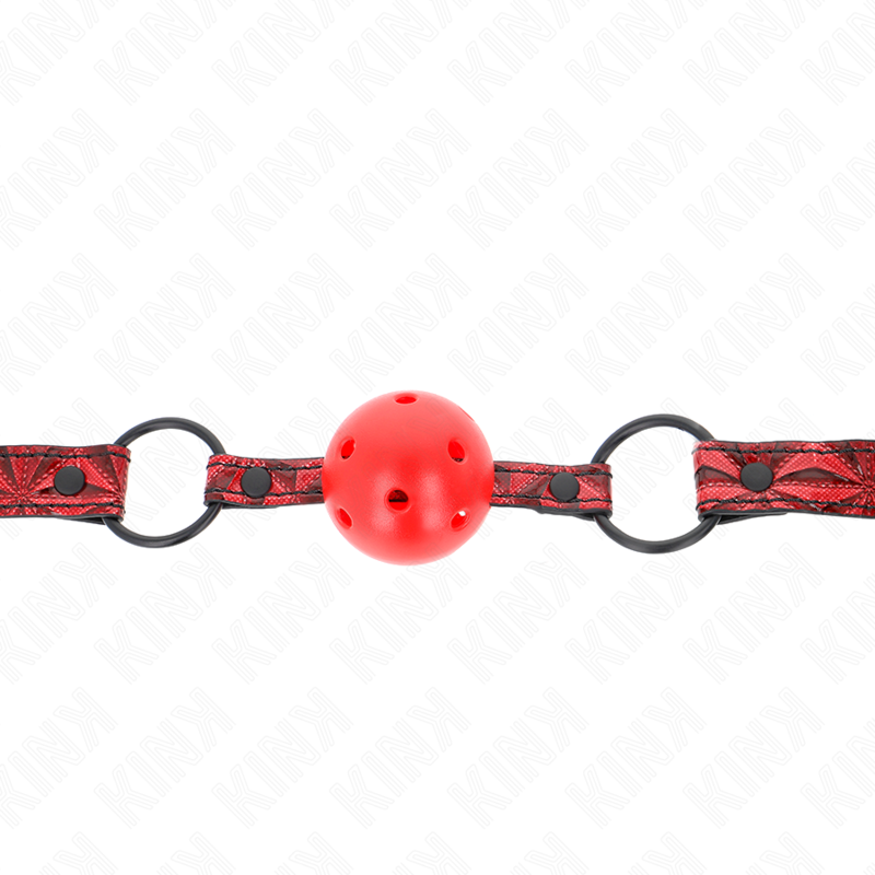 KINK - DIAMOND PATTERN BALL 4.5 CM GAG MODEL 1 64.5 CM ADJUSTABLE 42-60 CM