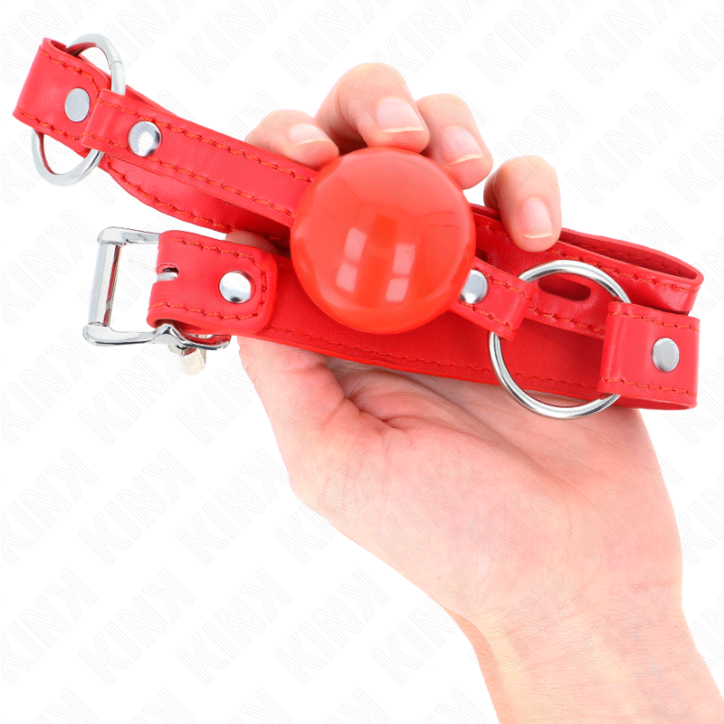 KINK - TPE BALL 4 CM GAG WITH ROJO LOCK 60 x 2 CM