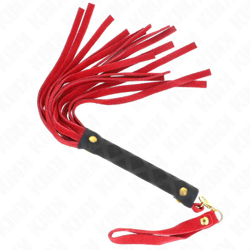 KINK - RED SUEDE MINI WHIP 30 CM