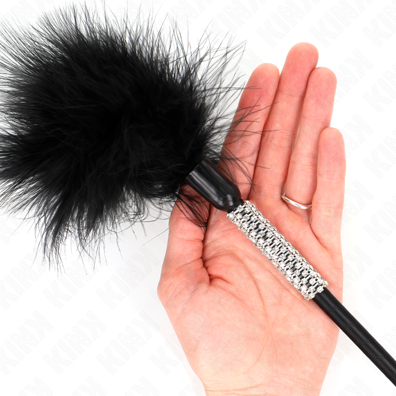 KINK - TICKLE FEATHERS WITH RHINESTONE HANDLE 50 CM