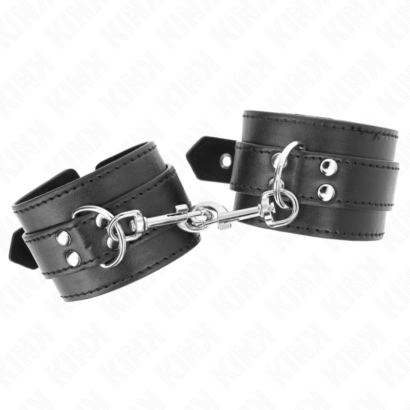 KINK - WRIST RESTRAINTS WITH STUDS 35 X 6 CM