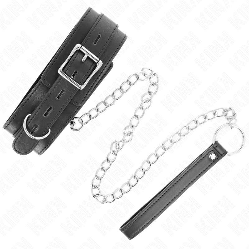 KINK - COLLAR WITH BELT 65 CM WITH STRAP BLACK 54 X 4.5 CM