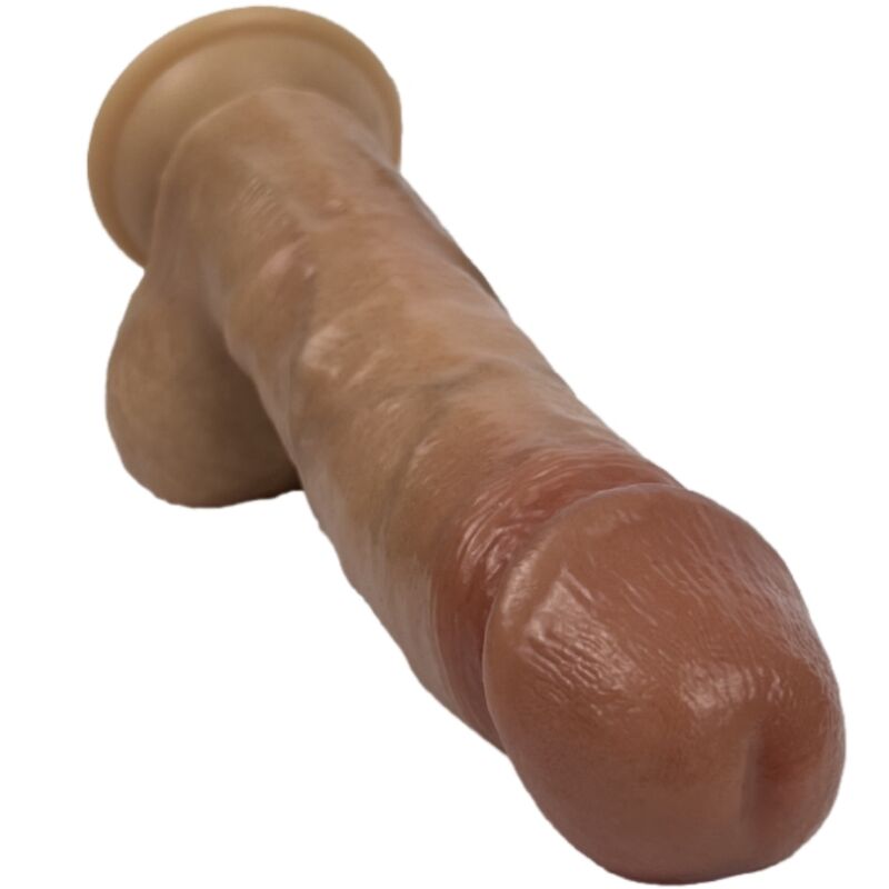 SILEXD - MODEL 2REAL SKIN SUPER REALISTIC PENIS THERMO REACTIVE 21 CM PREMIUM SILEXPAN BROWN