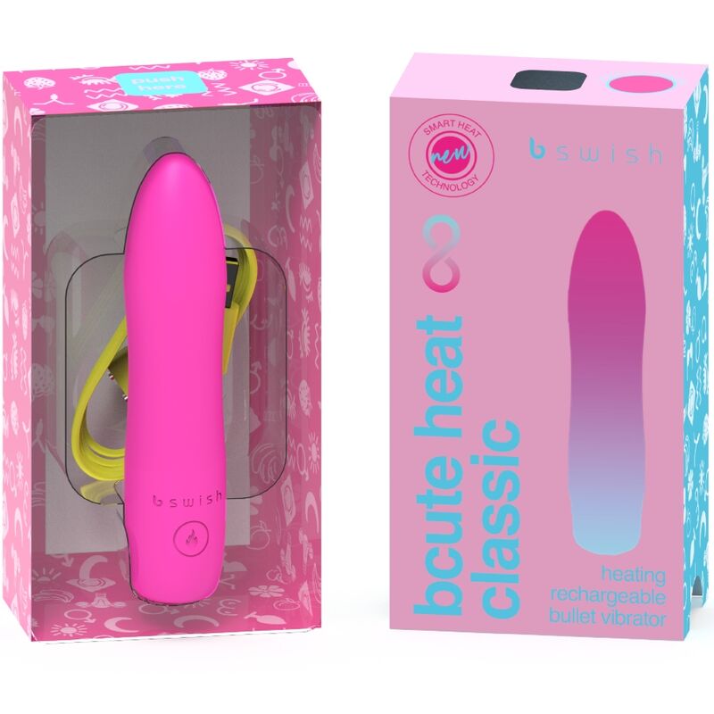 B SWISH - BCUTE INFINITE HEAT CLASSIC HEATABLE VIBRATOR PINK