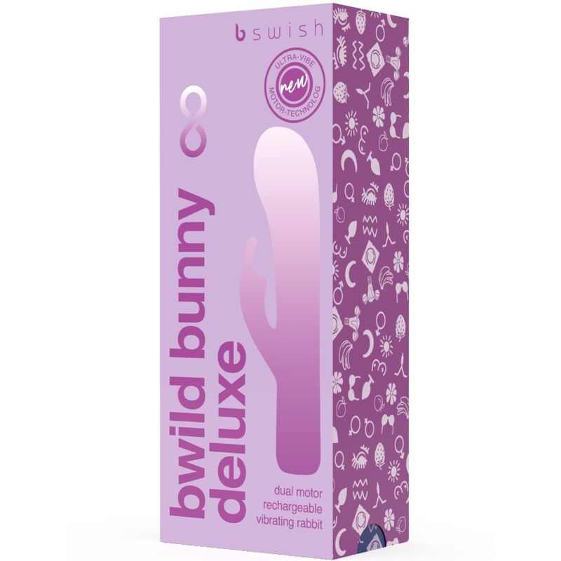 B SWISH - BWILD BUNNY INFINITE DELUXE VIBRATOR RABBIT 10 VIBRATIONS PURPLE