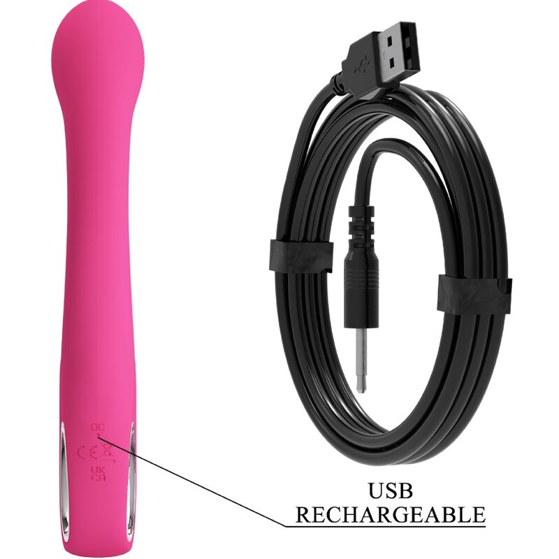 PRETTY LOVE - FRITZ RABBIT VIBRATOR 12 VIBRATIONS PINK