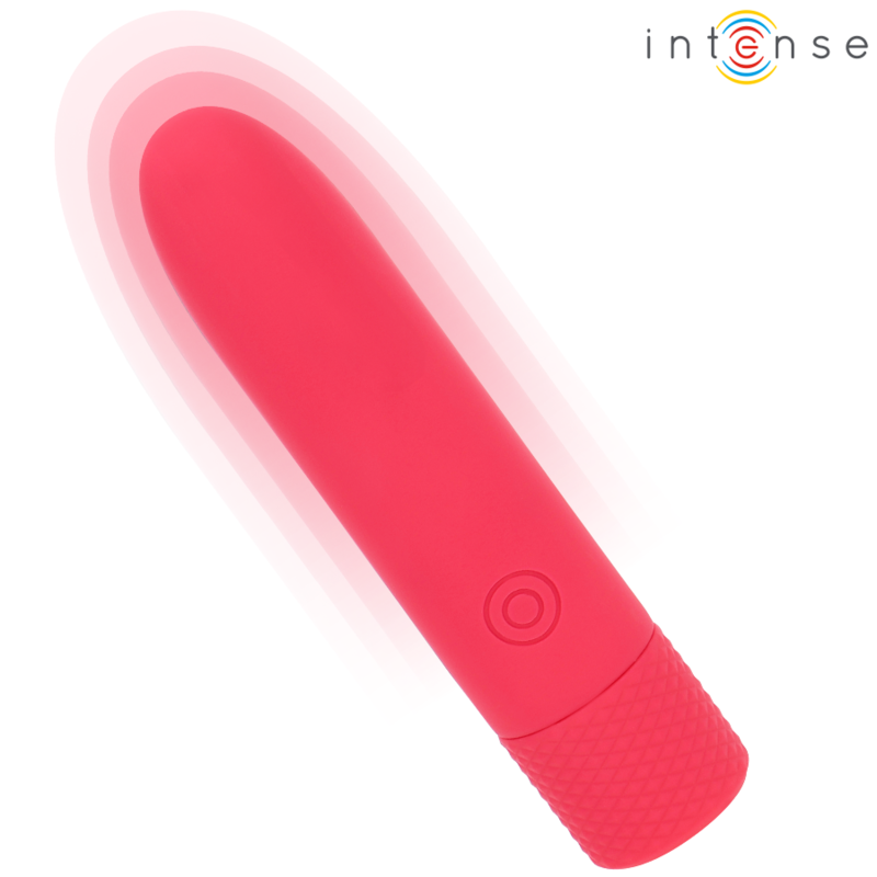 INTENSE - SYMONE USB RECHARGEABLE VIBRATING BULLET 8 VIBRATIONS RED 10 X 2.2 CM