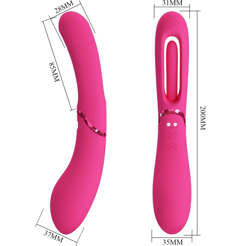 ROMANCE - LEXIE G-SPOT VIBRATOR 7 VIBRATIONS PINK