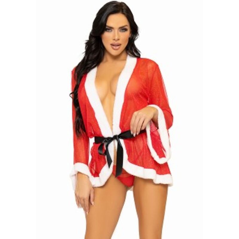 LEG AVENUE - SEXY CHRISTMAS LINGERIE COSTUME SANTA RED M/L