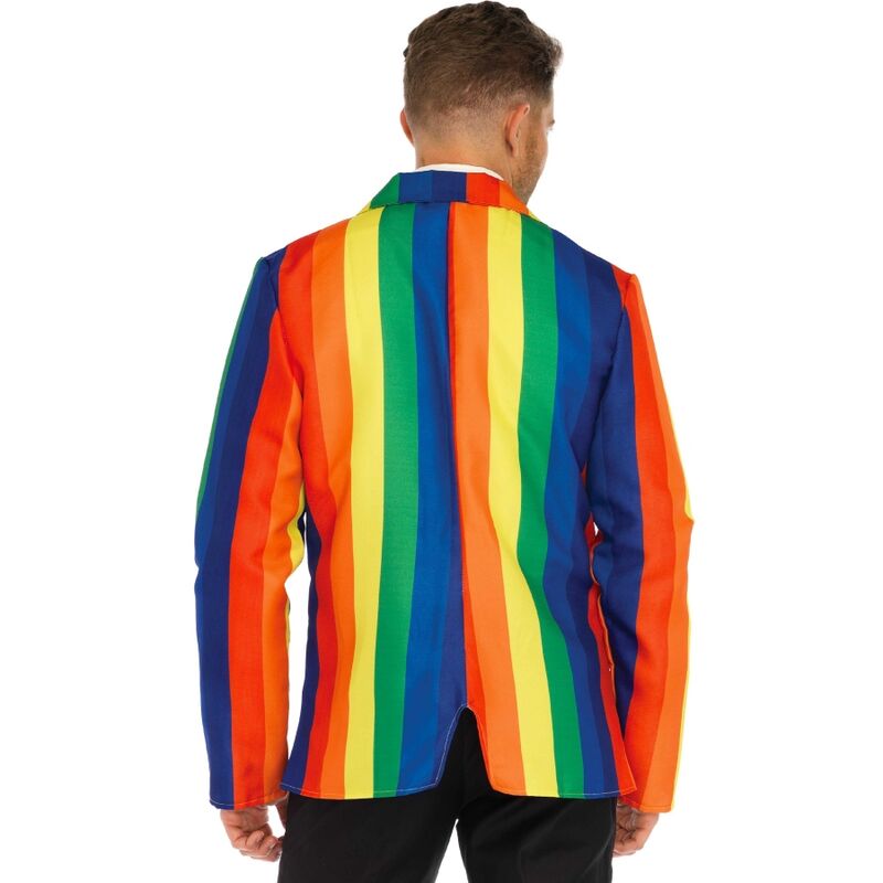 LEG AVENUE - BLAZER + TIE RAINBOW M