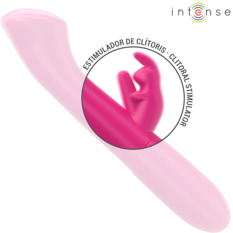 INTENSE - JULIETA RABBIT VIBRATOR 18.6 CM 10 VIBRATIONS PINK