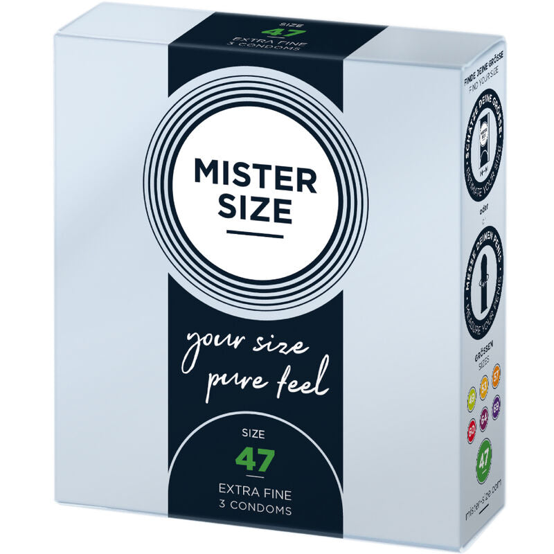 MISTER SIZE - CONDOMS SIZE XS 47 MM (3 UNITS)