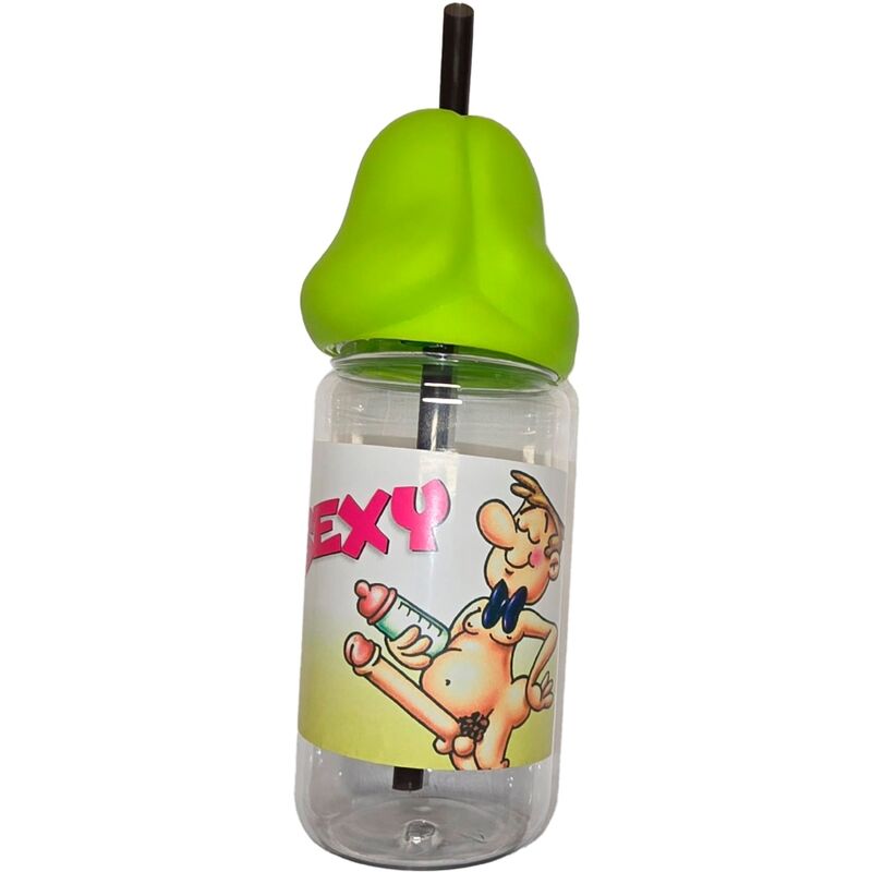 DIABLO PICANTE - PENIS SHAPED 360 ML BABY BOTTLE GREEN