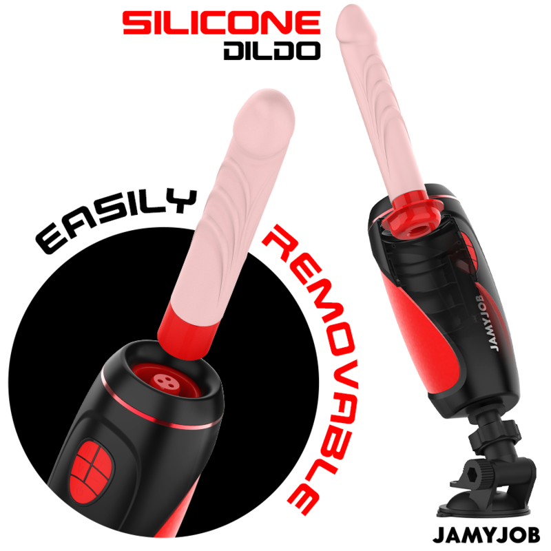 JAMYJOB - PYSTON BASE AUTOMATIC MASTURBATOR WITH REMOTE CONTROL DILDO