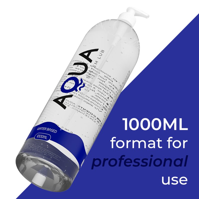 AQUA QUALITY - WATER BASED LUBRICANT 1000 ML