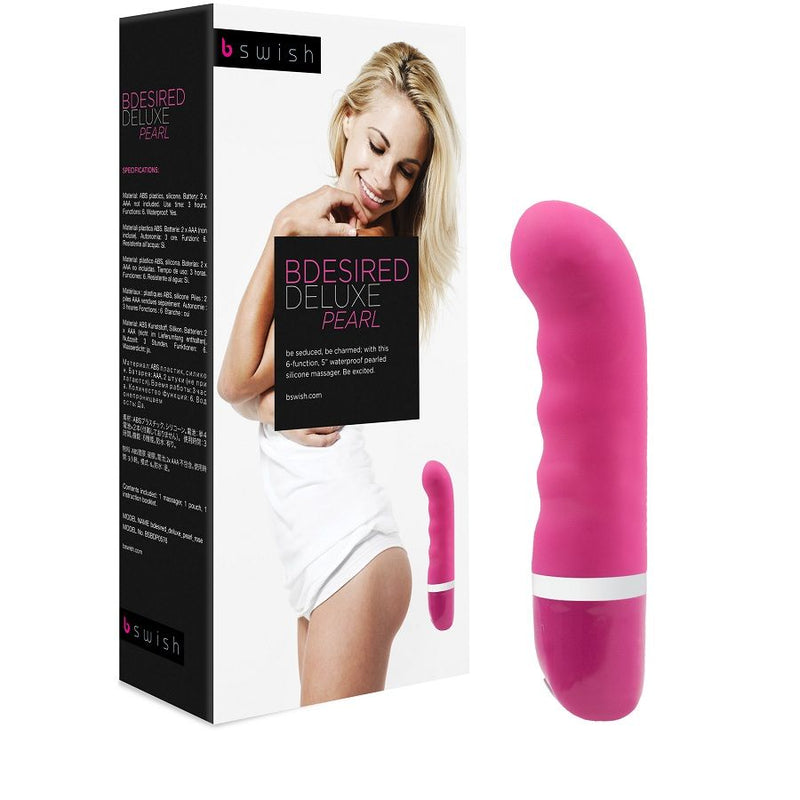 B SWISH - BDESIRED DELUXE PEARL VIBRADOR ROSA