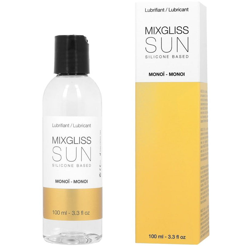 MIXGLISS - LUBRIFICANTE  BASE DE SILICONE AROMA MONOI 100ML