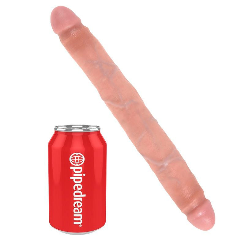 KING COCK - SLIM DILDO DUPLO 30 CM