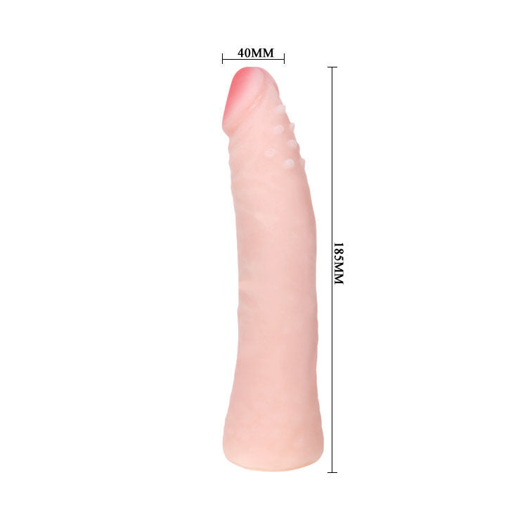 BAILE - DILDO DE SILICONE REALISTIC SKIN TOUCH 19 CM COR DA CAIXA ALEATÓRIA