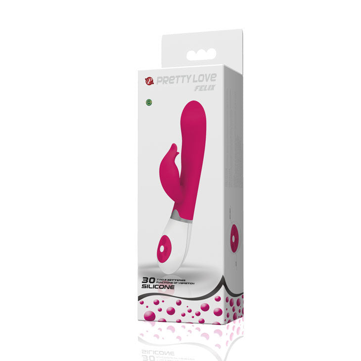 PRETTY LOVE - VIBRADOR COM ESTIMULADOR FELIX