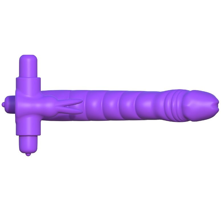 FANTASY C-RINGZ - SILICONE DOUBLE VIBRATOR COELHO