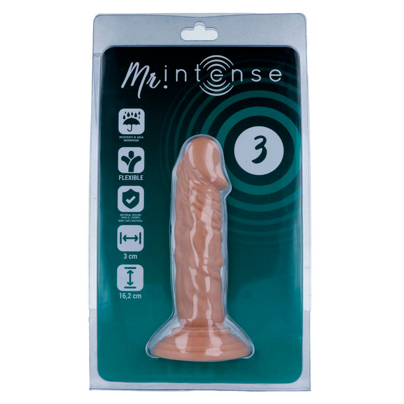 MR INTENSE - 3 REALISTIC PENIS 16.2 CM -O- 3 CM