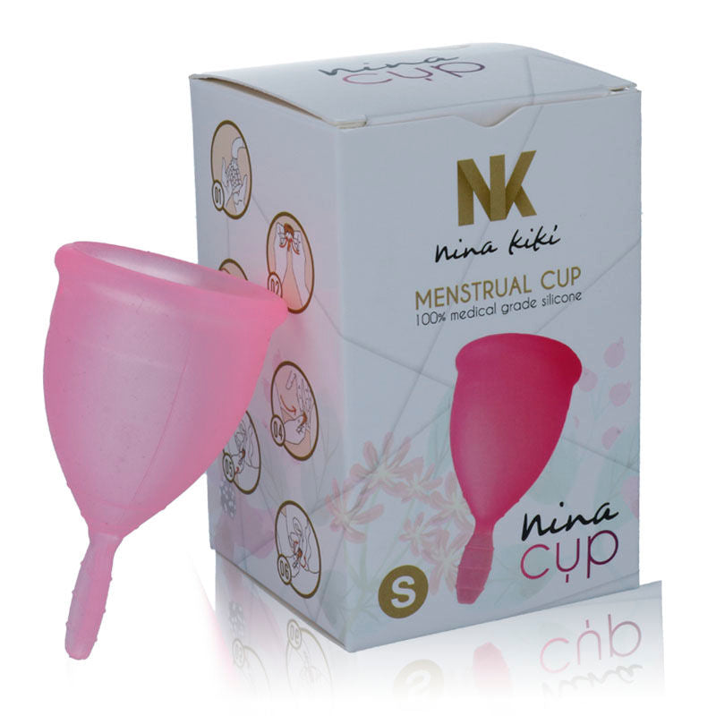 NINA KIKÍ - COPO MENSTRUAL ROSA - TAMANHO S