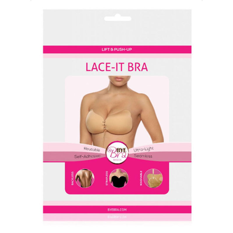 BYE-BRA - LACE-IT ENHANCEMENT PUSH-UP BLACK CUP C