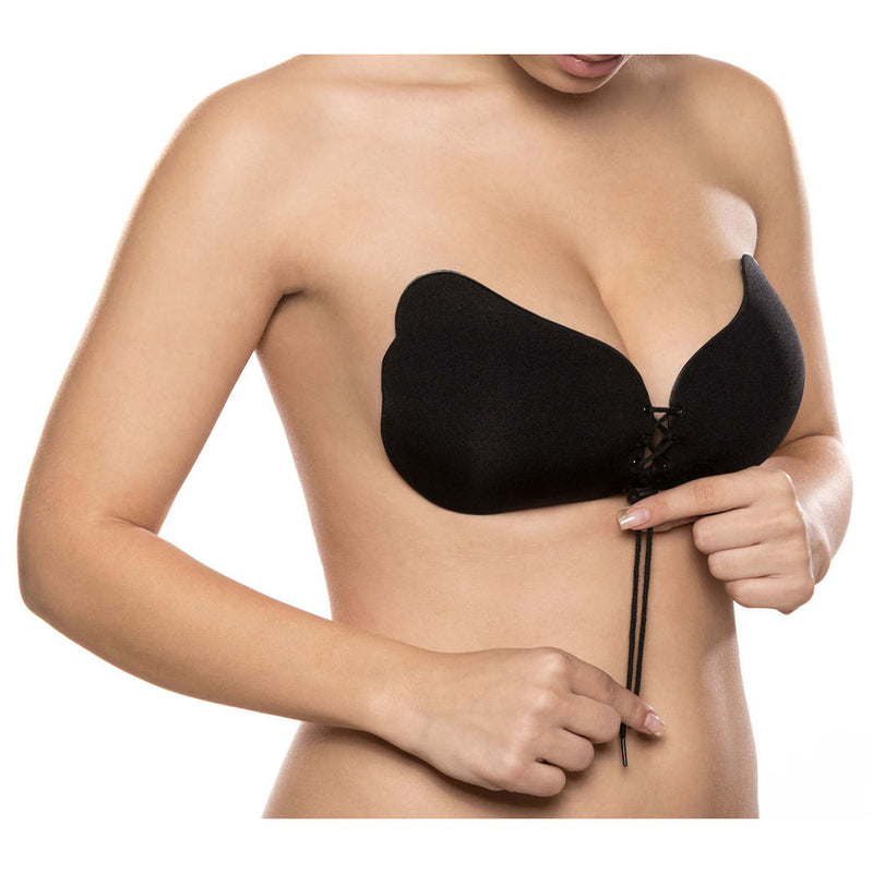 BYE-BRA - LACE-IT ENHANCEMENT PUSH-UP BLACK CUP C