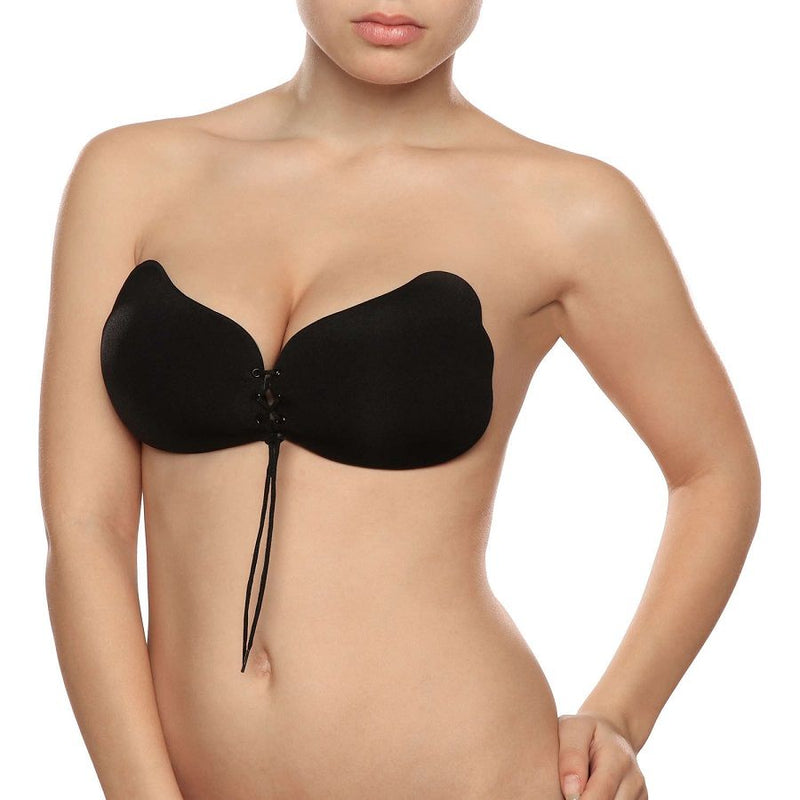 BYE-BRA - LACE-IT APRIMORAMENTO PUSH-UP PRETO COPO D