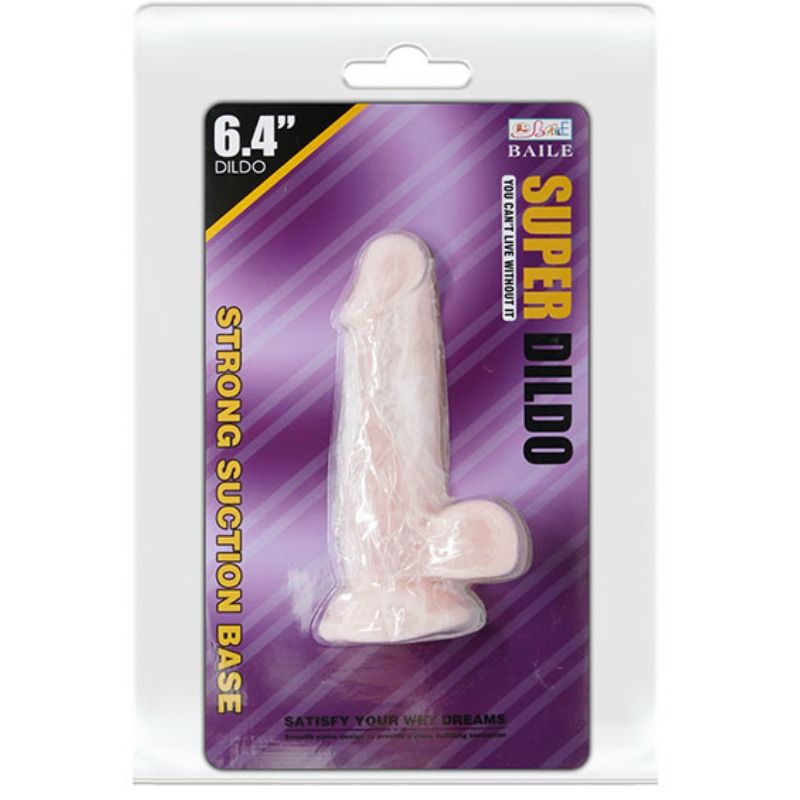 BAILE - DILDO NATURAL SUPER REALISTA 16.5 CM