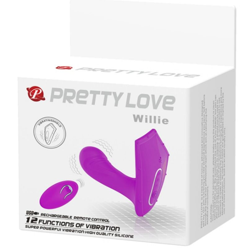 PRETTY LOVE - ESTIMULADOR DE CONTROLE REMOTO LOVE WILLIE