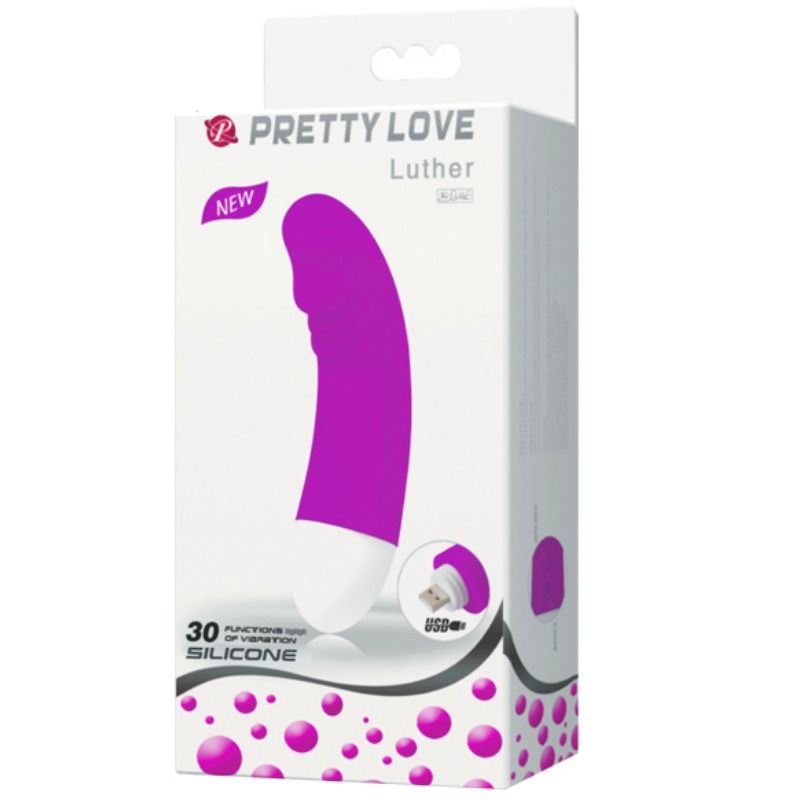 PRETTY LOVE - LUTHER MINIVIBRADOR 30 MODOS DE VIBRAO