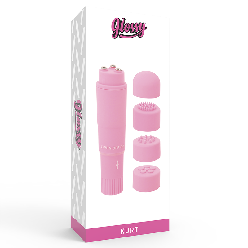 GLOSSY - MASSAGEIRO DE BOLSO KURT ROSA