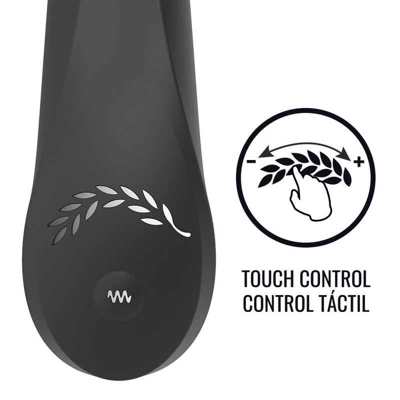 BLACK&SILVER - KEAN VIBRATOR TOUCH CONTROL