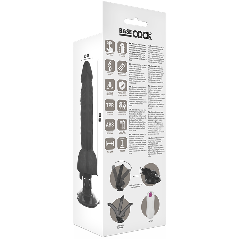 BASECOCK - REALISTIC ARTICULABLE REMOTE CONTROL FLESH 20 CM -O- 4.5 CM