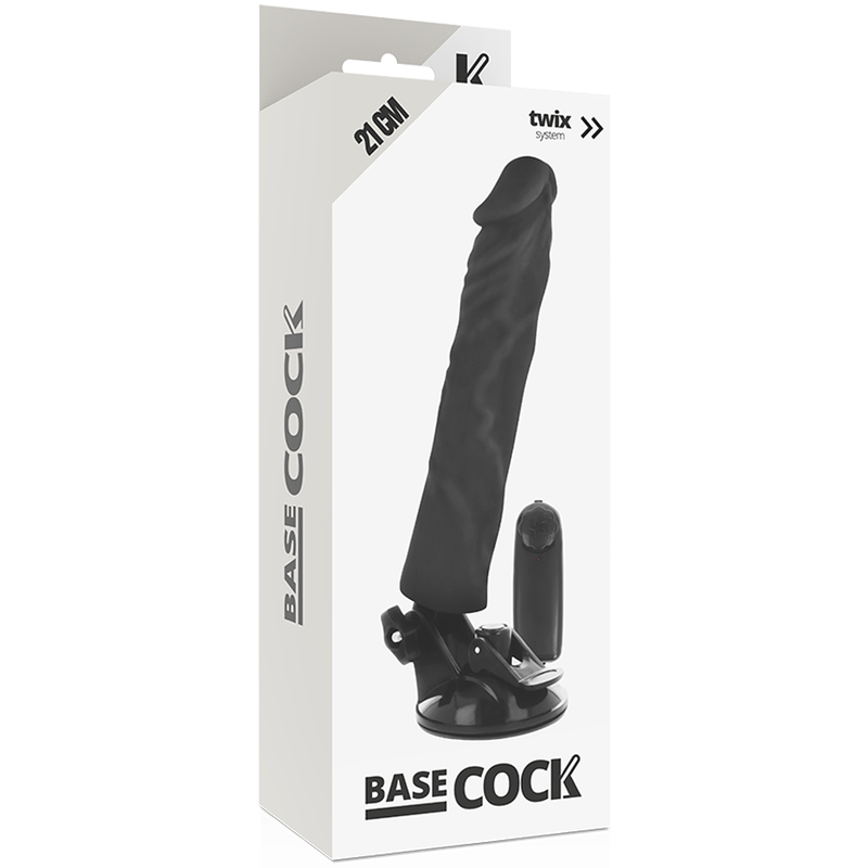 BASECOCK - REALISTIC VIBRATOR REMOTE CONTROL FLESH 21 CM -O- 4 CM