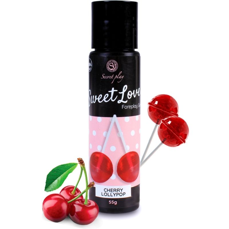 SECRETPLAY - GEL  CHERRY LOLLIPOP DOCE AMOR 60 ML