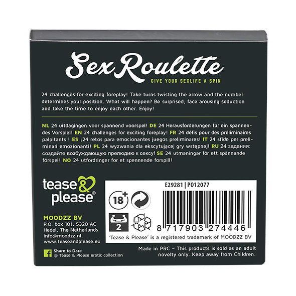 TEASE & PLEASE - PREPARAÕES DE ROLETA DE SEXO