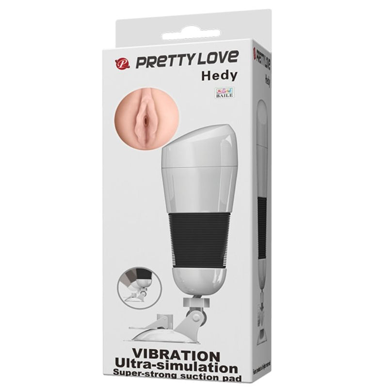 PRETTY LOVE - HEDY VAGINA MASTURBATOR WITH VIBRATION