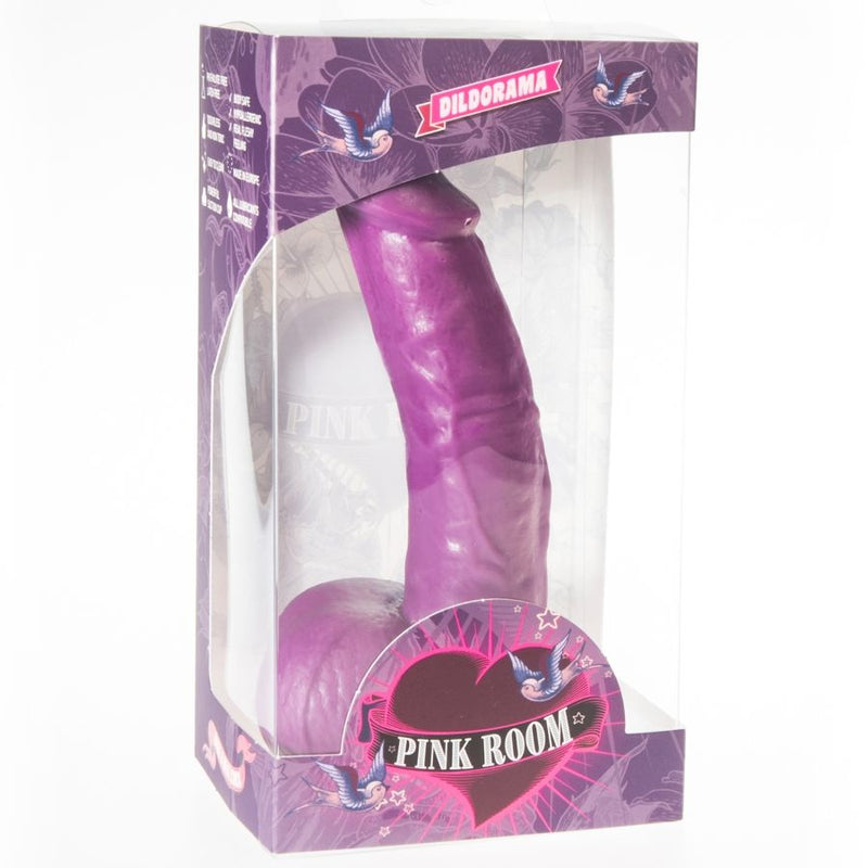 PINK ROOM - CONNOR REALISTIC DILDO PURPLE 16 CM