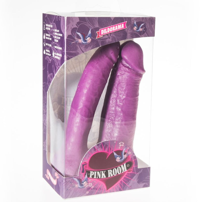 PINK ROOM - ARTHUS REALISTIC DILDO PURPLE 17CM/15.5CM