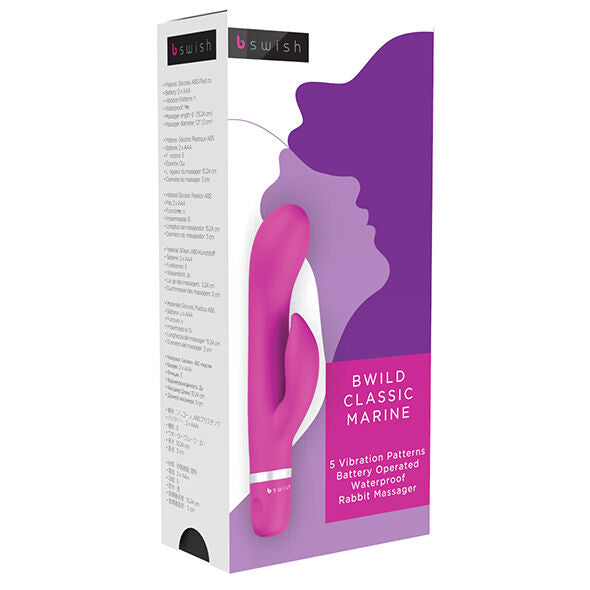 B SWISH - BWILD CLASSIC MARINE COELHO VIBRADOR CERISE