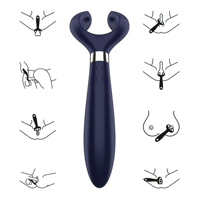 SATISFYER - ENDLESS FUN MULTI VIBRATOR 3 BLUE