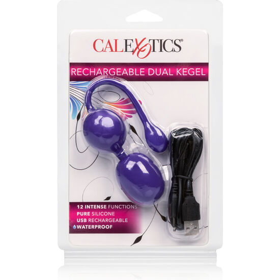 CALEXOTICS - RECHARGEABLE DUAL KEGEL PURPLE