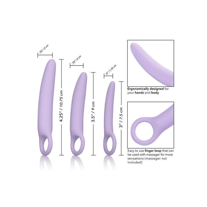 CALEXOTICS - DR LAURA BERMAN ALENA SET OF 3 SILICONE DILATORS