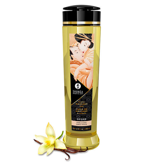 SHUNGA - ÓLEO DE MASSAGEM ERÓTICA DESIRE 240 ML