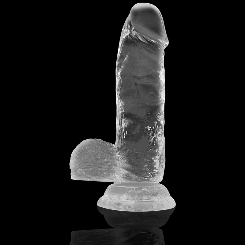 X RAY - CLEAR COCK WITH BALLS 15.5 CM -O- 3.5 CM